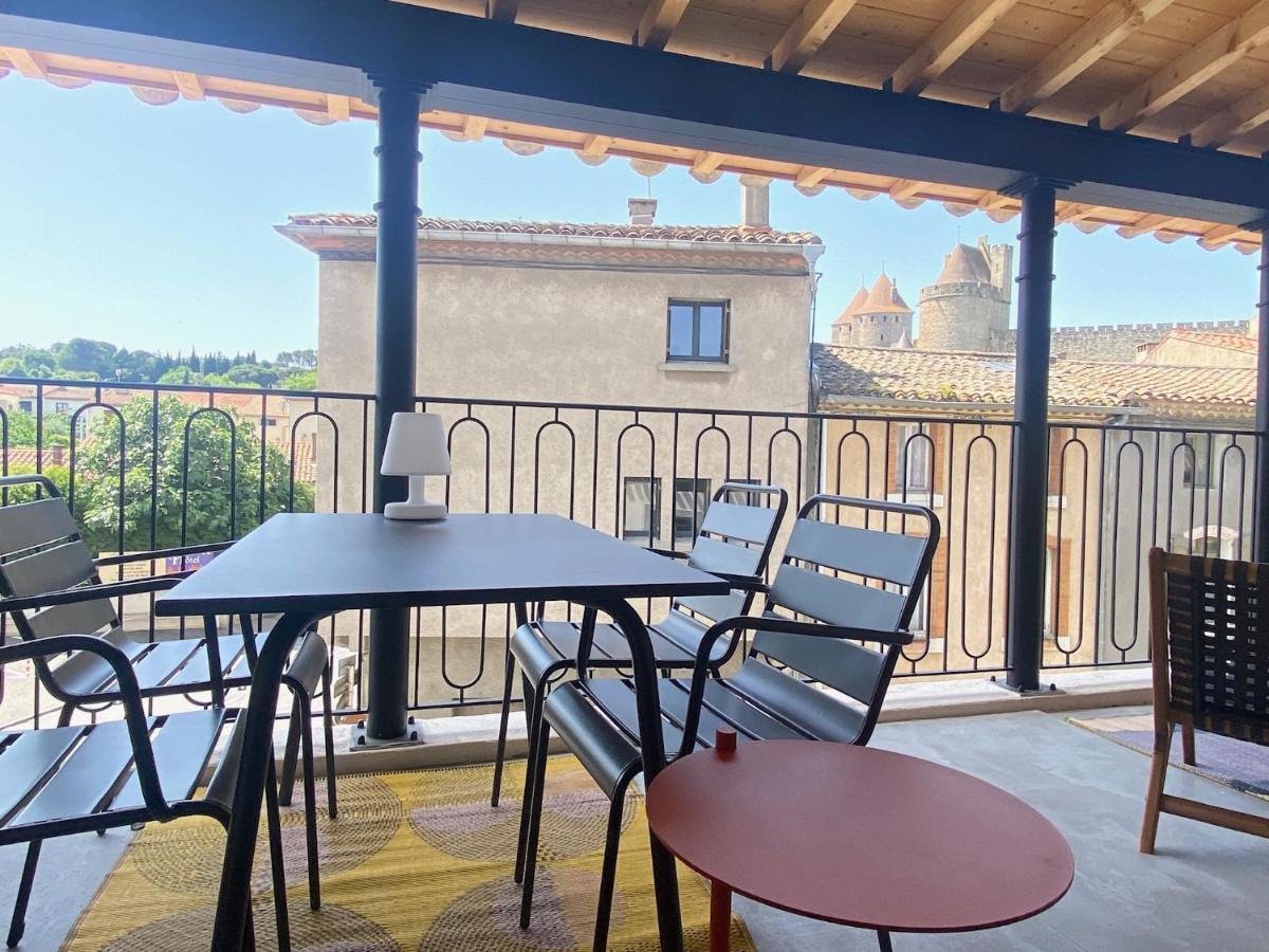 Gite Au Pied De La Cite Medievale - Le 127 Carcassonne Buitenkant foto